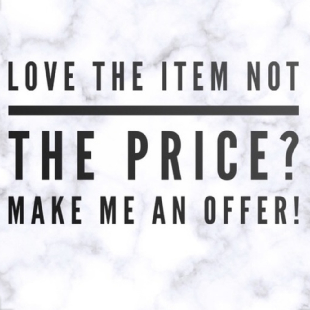 Make on offer if you like items